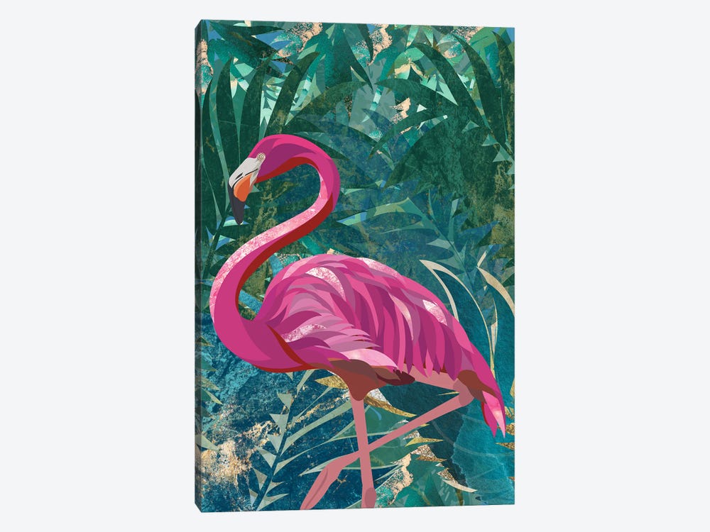 Flamigo In The Jungle by Sarah Manovski 1-piece Art Print
