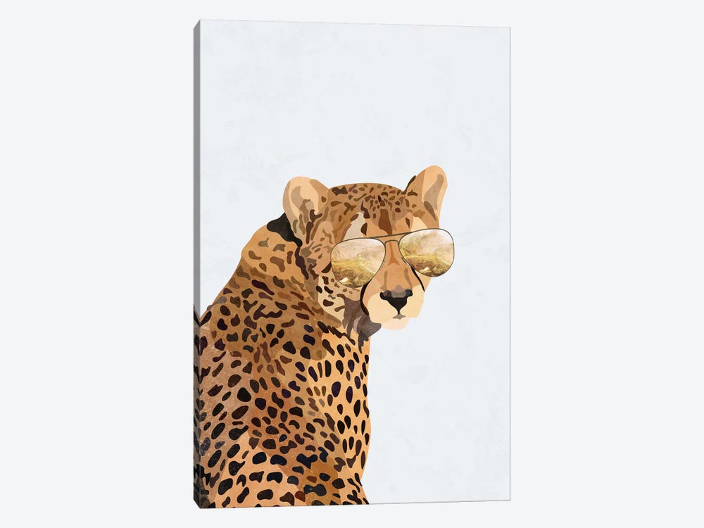 Superstar Cheetah by Sarah Manovski 1-piece Canvas Art Print