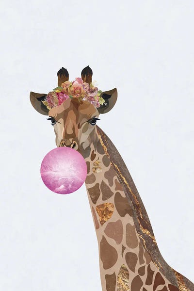 Sarah Manovski: Bubblegum Giraffe by Sarah Manovski