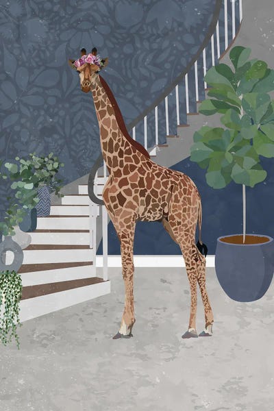 Giraffe And The Staircase