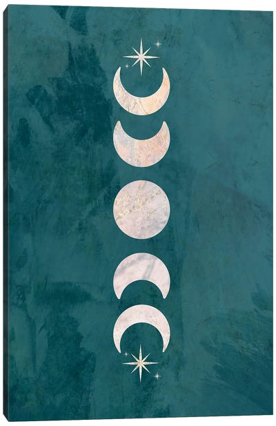 Moon Phases Canvas Art Print - Sarah Manovski