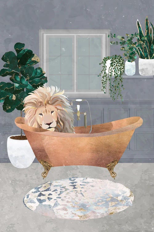 King Leo In A Copper Bath