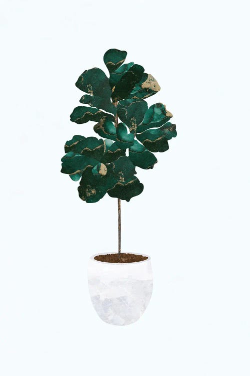 Metallic Fiddle Leaf Fig