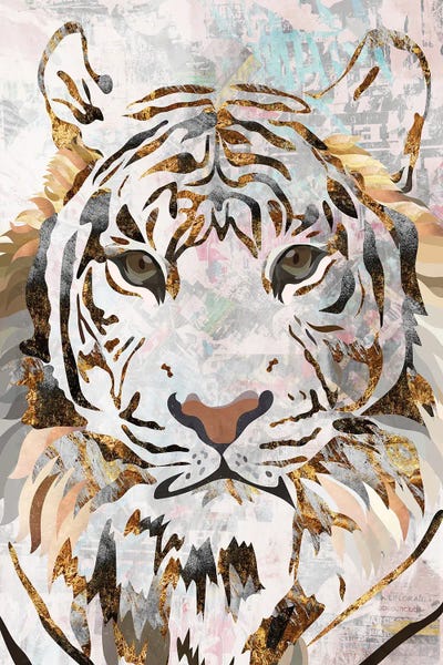 Sarah Manovski: Grunge Tiger Metallic Gold by Sarah Manovski