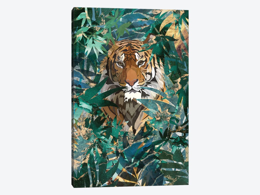 Tiger In The Jungle by Sarah Manovski 1-piece Canvas Artwork