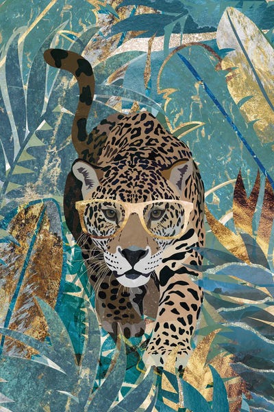 Sarah Manovski: Curious Jaguar In The Jungle by Sarah Manovski