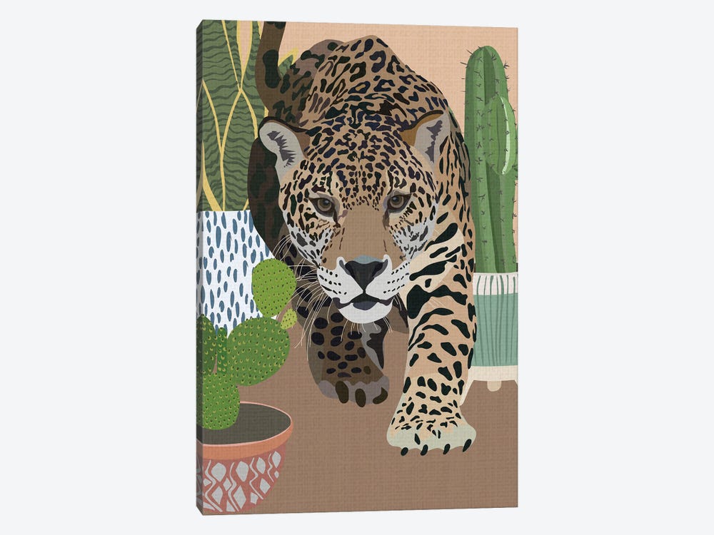 Jaguar Cactus by Sarah Manovski 1-piece Canvas Art