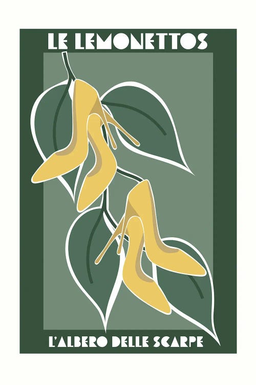 Lemon Shoe Tree by Sarah Manovski wall art