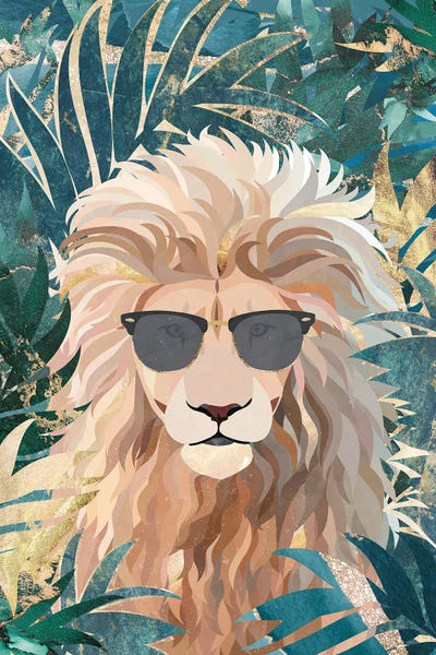 Lion In The Jungle