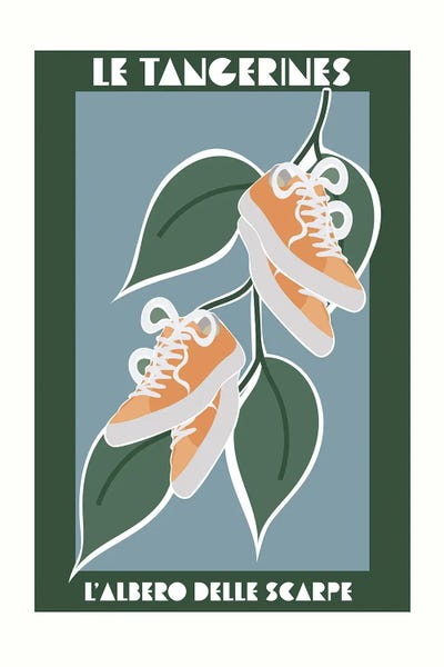 Sarah Manovski: Orange Sneaker Tree by Sarah Manovski