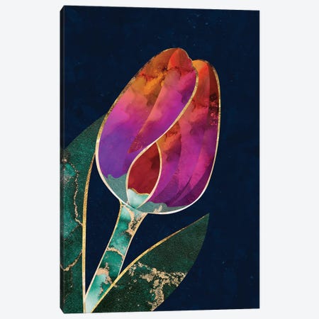 Metallic Tulip Canvas Print #MVS63} by Sarah Manovski Canvas Wall Art