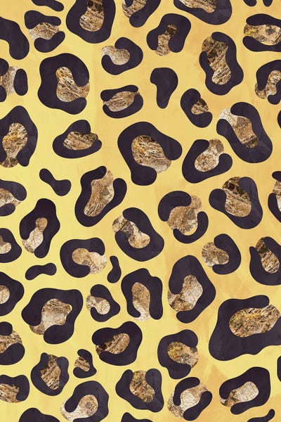 Sarah Manovski: Gold Yellow Leopard Print by Sarah Manovski