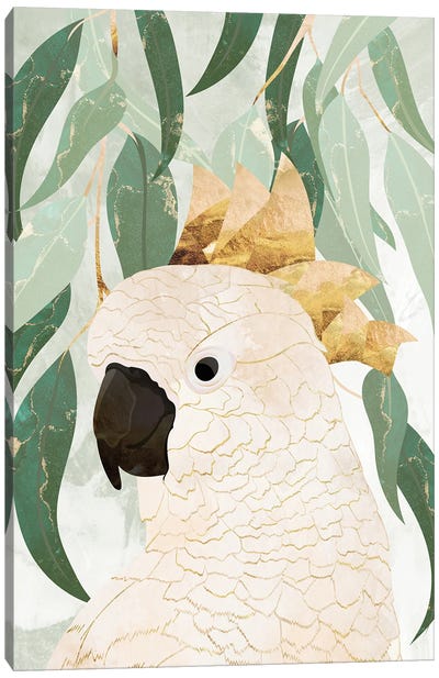 Sydney Opera Cockatoo Canvas Art Print - Sarah Manovski