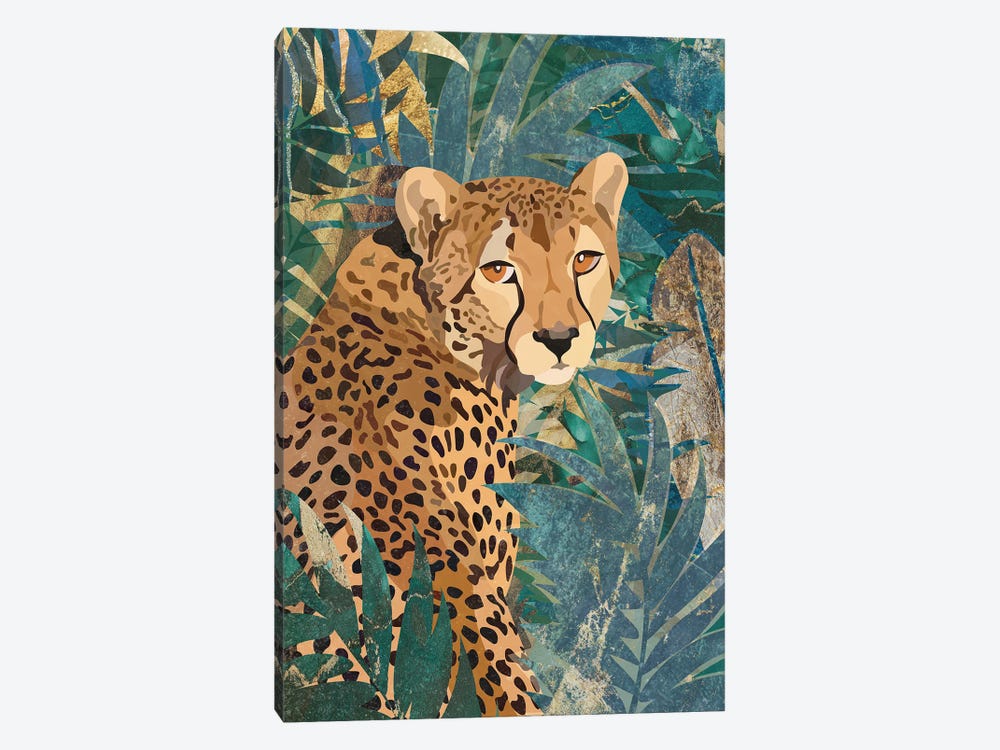 Cheetah In The Jungle by Sarah Manovski 1-piece Canvas Artwork