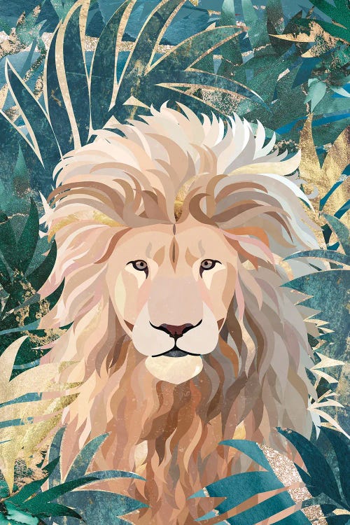 Leo Ion In The Jungle by Sarah Manovski wall art