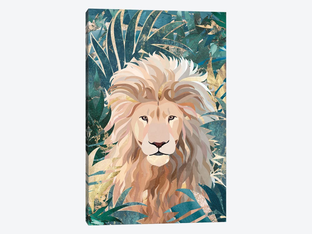 Leo Ion In The Jungle by Sarah Manovski 1-piece Canvas Art Print