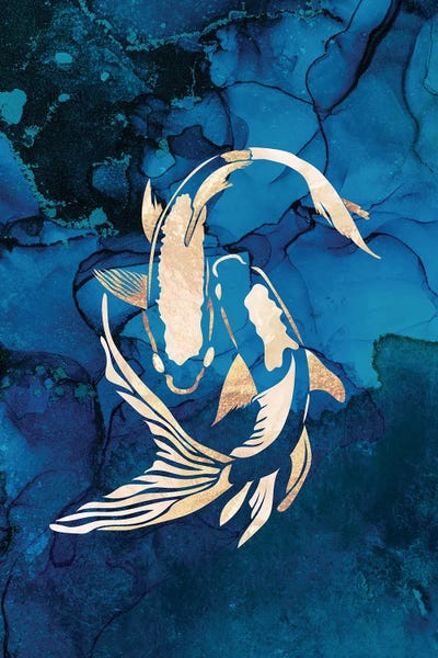 Koi: Alcohol Ink Koi Fish by Sarah Manovski
