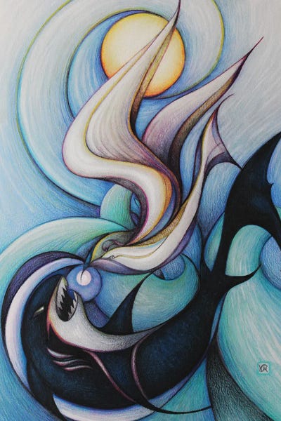 Aggression by Massimo Vittoriosi metal wall art