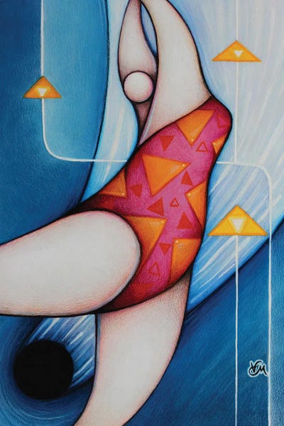 Amélie's Courage II by Massimo Vittoriosi metal wall art