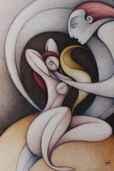 All Things Picasso: Danae II by Massimo Vittoriosi