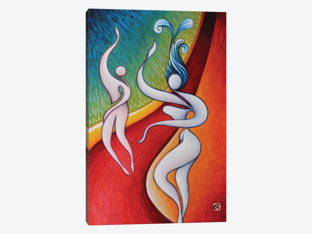 Dancing In The Fire by Massimo Vittoriosi 1-piece Canvas Print