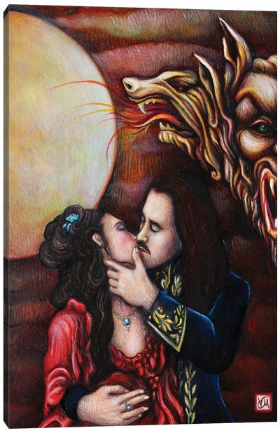 Dracula Canvas Art Print - Massimo Vittoriosi