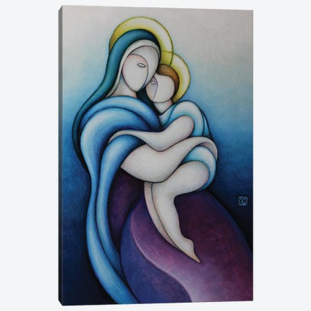 Heavenly Mother Canvas Print #MVT28} by Massimo Vittoriosi Art Print