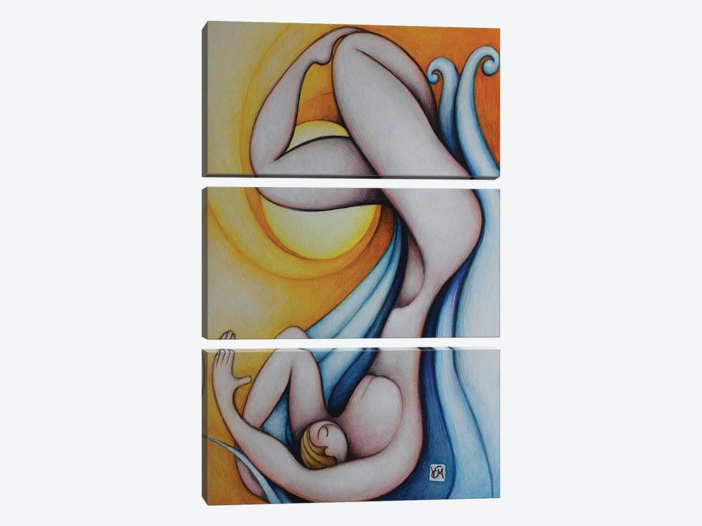 Icarus by Massimo Vittoriosi 3-piece Canvas Wall Art