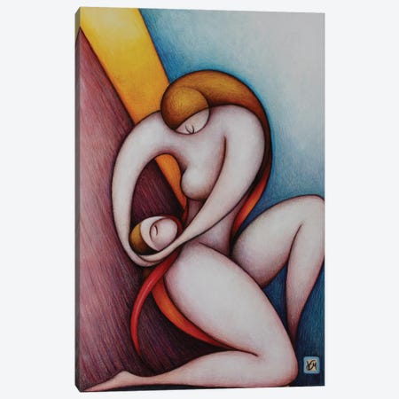Judith And Holofernes Canvas Print #MVT30} by Massimo Vittoriosi Canvas Wall Art