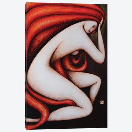 Medusa Canvas Print #MVT33} by Massimo Vittoriosi Canvas Wall Art