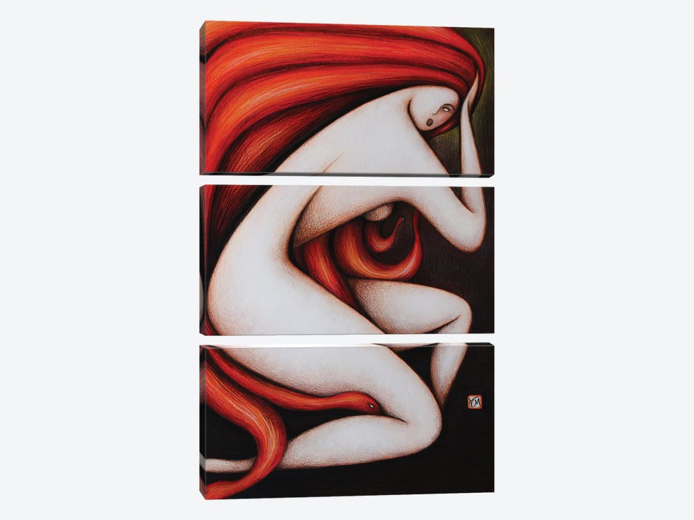 Medusa by Massimo Vittoriosi 3-piece Canvas Print