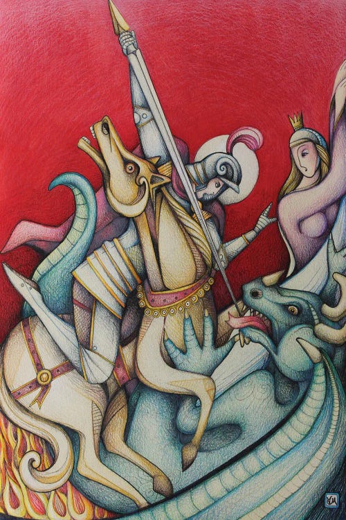 Saint George And The Dragon III