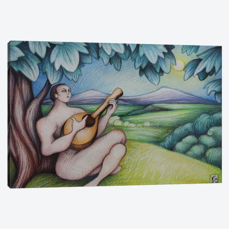 Solitary Song Canvas Print #MVT39} by Massimo Vittoriosi Canvas Art