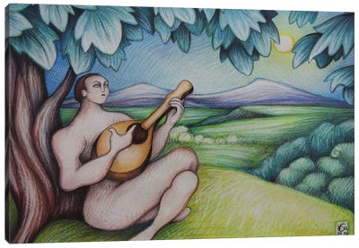 Solitary Song Canvas Art Print - Massimo Vittoriosi