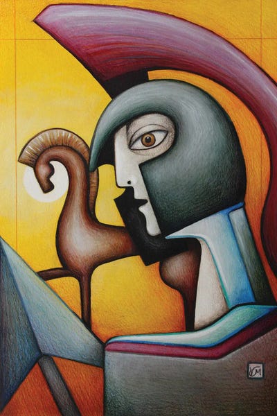 The Deception Of Ulysses by Massimo Vittoriosi metal wall art