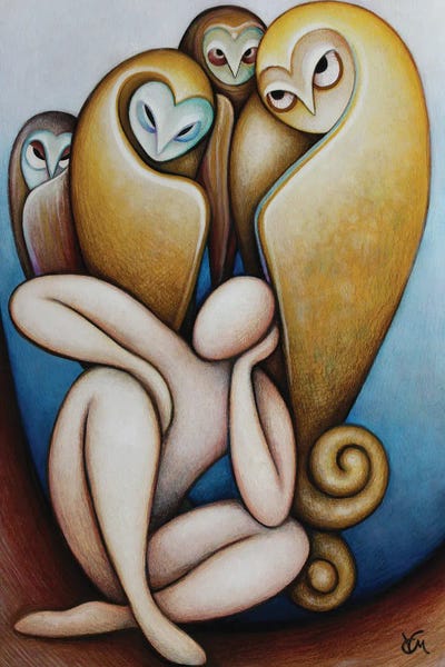 Massimo Vittoriosi: The Dreamer And The Theater Of Owls by Massimo Vittoriosi
