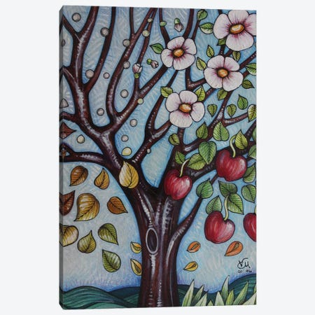 The Tree Of Seasons Canvas Print #MVT58} by Massimo Vittoriosi Canvas Artwork