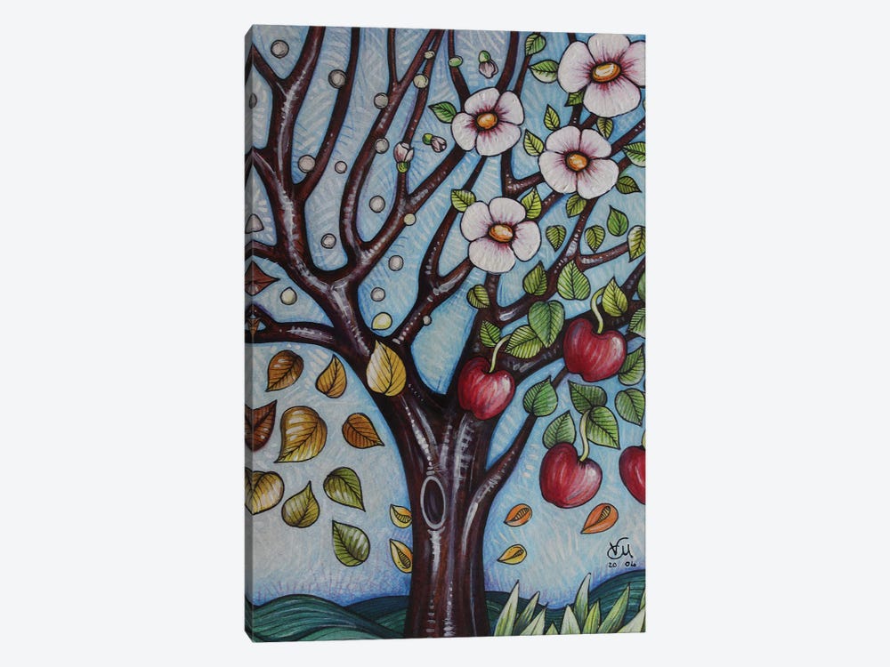 The Tree Of Seasons by Massimo Vittoriosi 1-piece Canvas Art