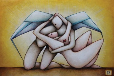 True Love by Massimo Vittoriosi metal wall art