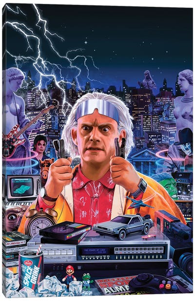 Doc Canvas Art Print - Back to the Future