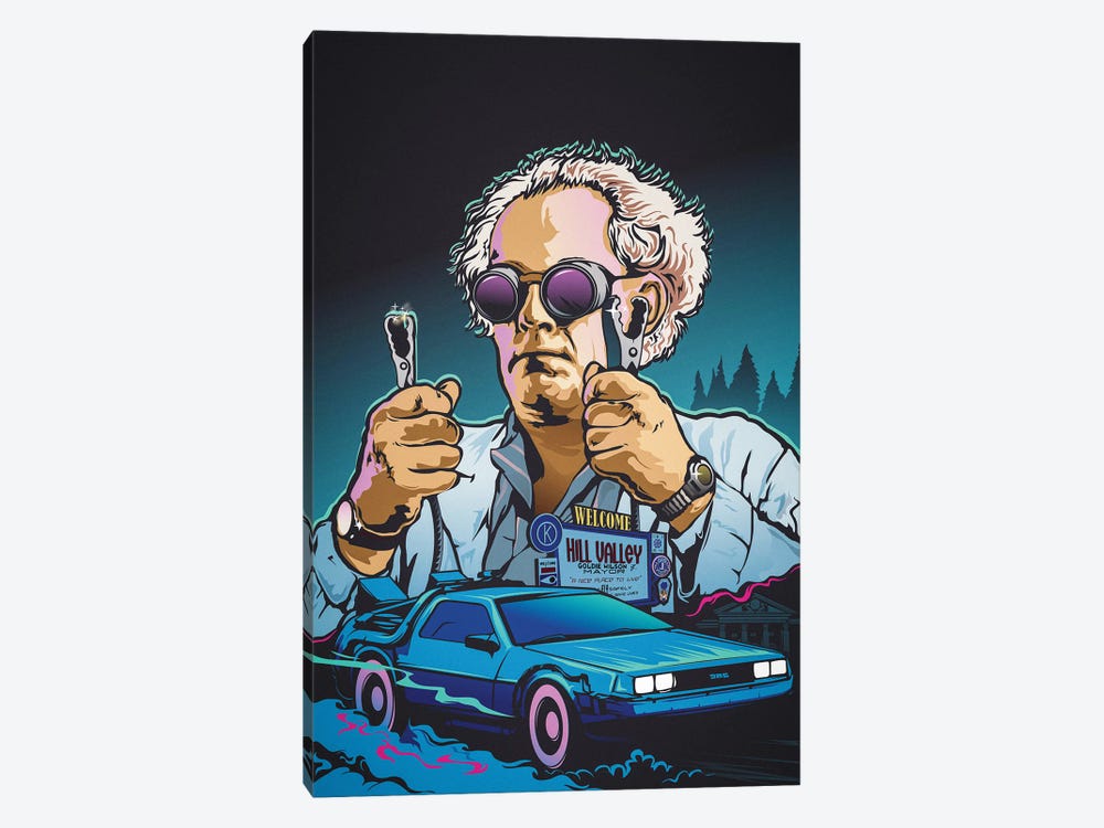 Doc Brown by Mr. Melville 1-piece Canvas Art