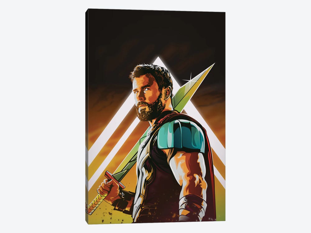 Thor by Mr. Melville 1-piece Canvas Art