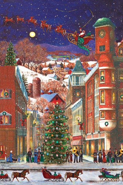 Mary Ann Vessey: Holiday Carolers by Mary Ann Vessey