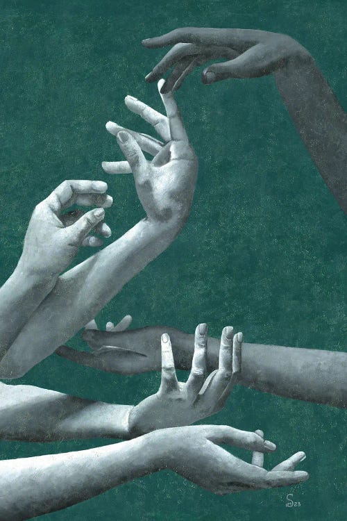 Following Our Instincts by Margarita Stepanova wall art