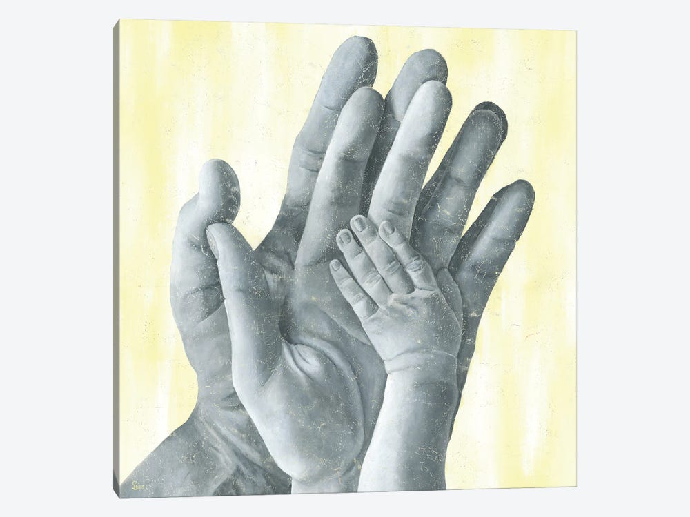 Hold On Family Hands by Margarita Stepanova 1-piece Canvas Art