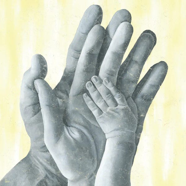 Grey Eminence: Hold On Family Hands by Margarita Stepanova