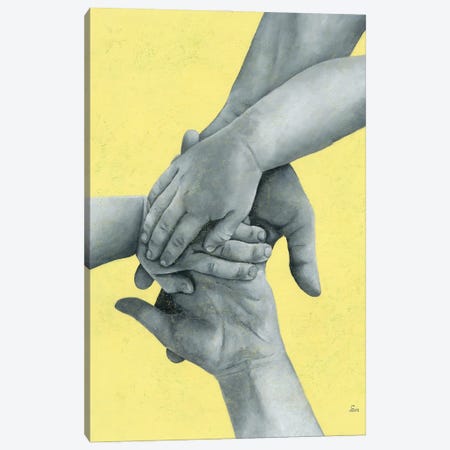 Wrapped In Unity Canvas Print #MVZ14} by Margarita Stepanova Art Print