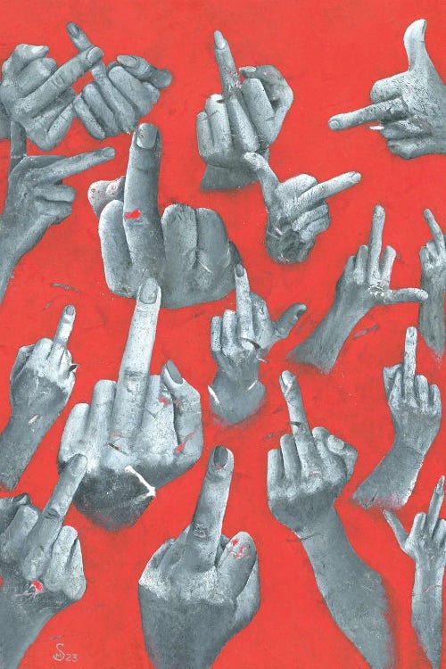 Fuck You by Margarita Stepanova wall art