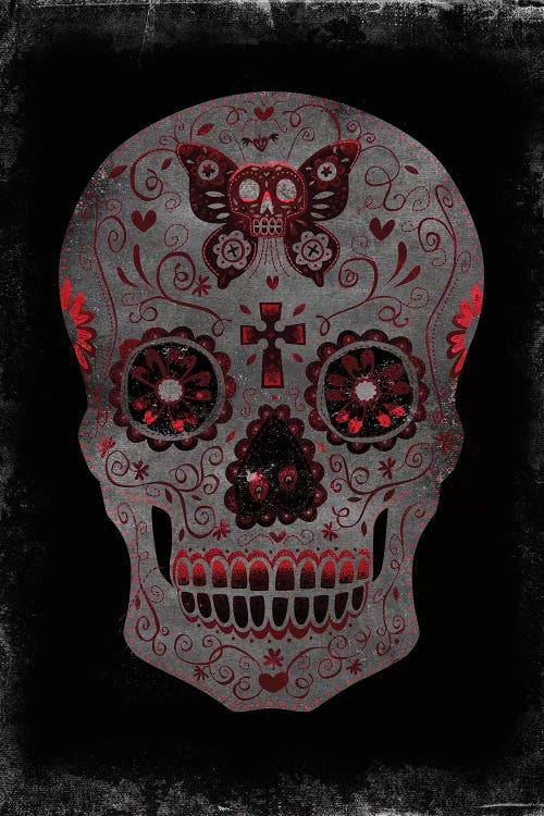 Day Of The Dead In Red