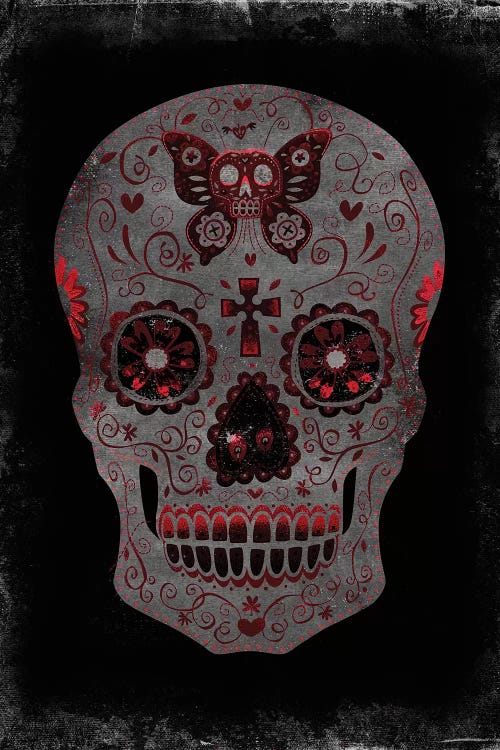 Day Of The Dead In Red by Martin Wagner wall art
